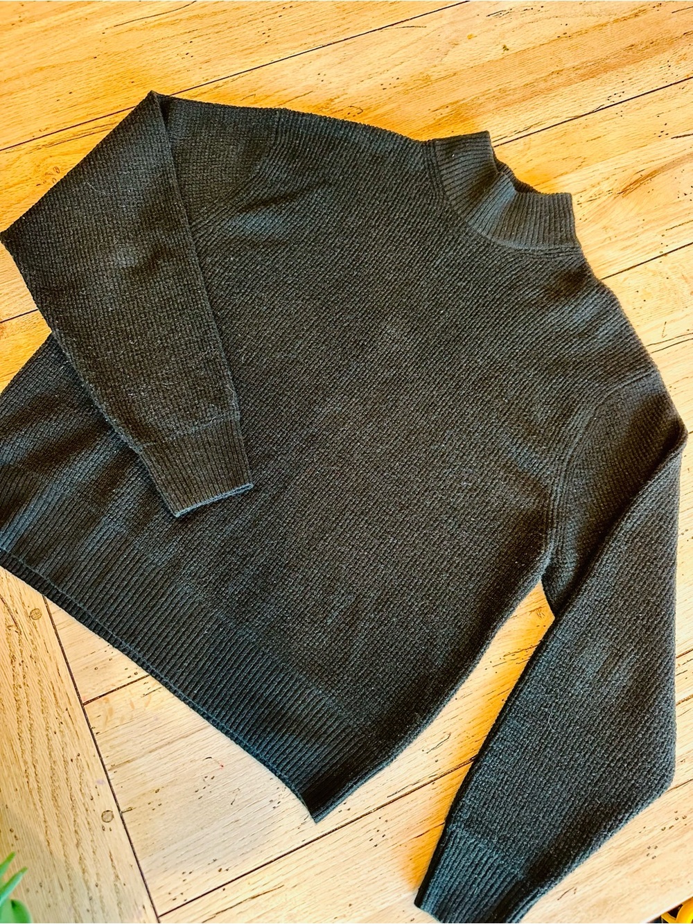 GAP Charcoal Mock Neck Sweater